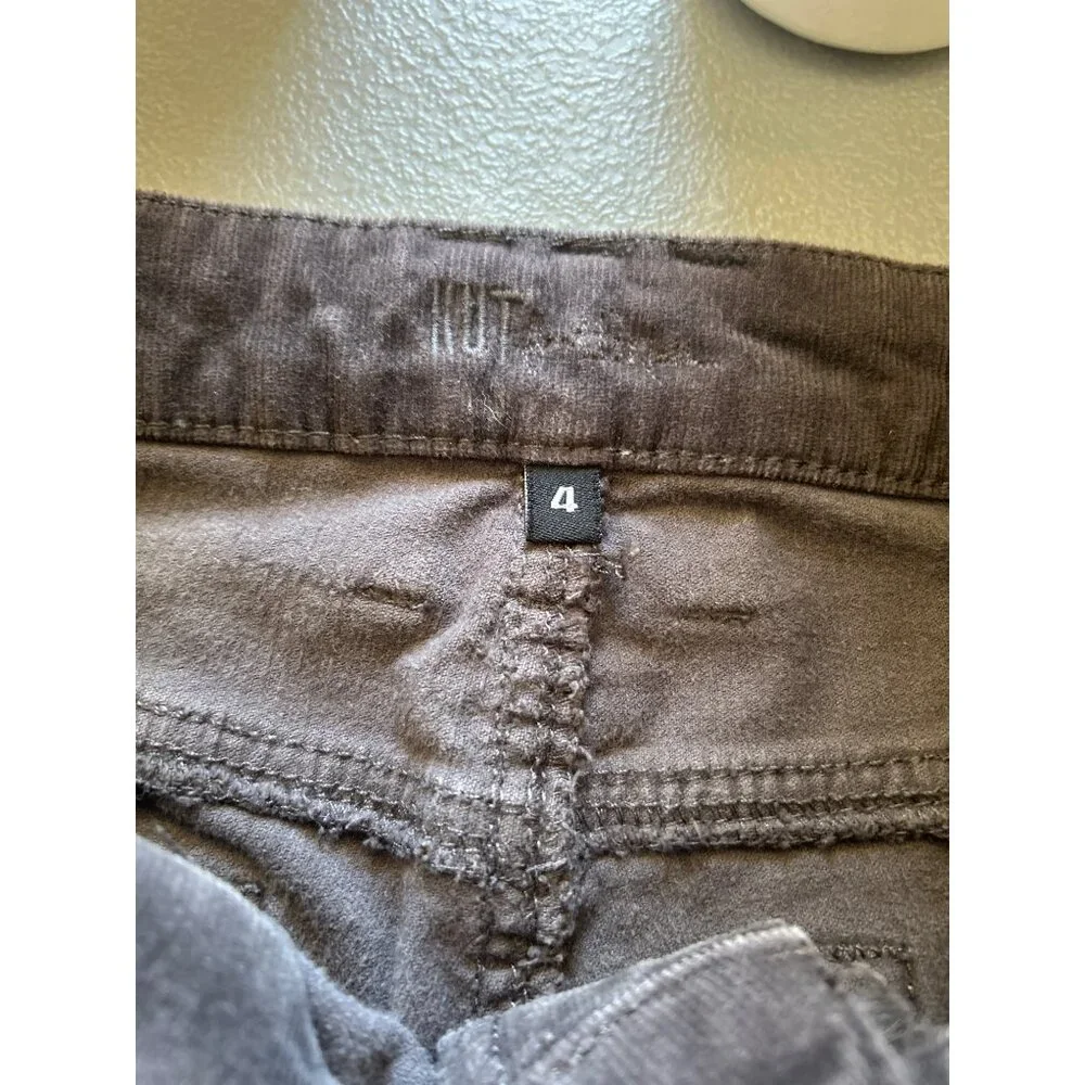 Kut From The Kloth Skinny Stretch Corduroy Pants GREY/Brown Jeans - Picture 6 of 7